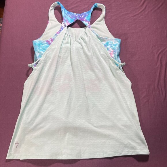 Ivivva (Lululemon) Girl’s Athletic Tank Top in Mint/Blue/Purple- size 14 - Picture 4 of 8